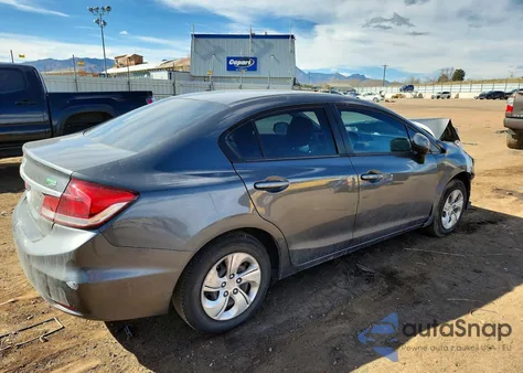 2013 Honda Civic Lx из США, поврежденный, VIN 2HGFB2F5XDH583540
